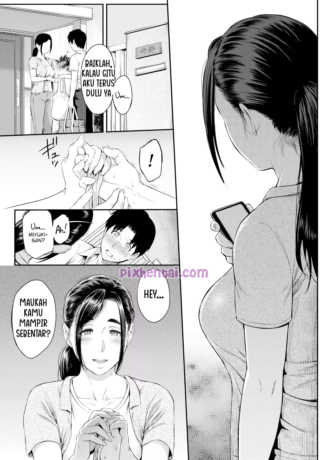 Komik hentai xxx manga sex bokep Happy Days Tante Kesepian ngajak Selingkuh Tetangganya 13